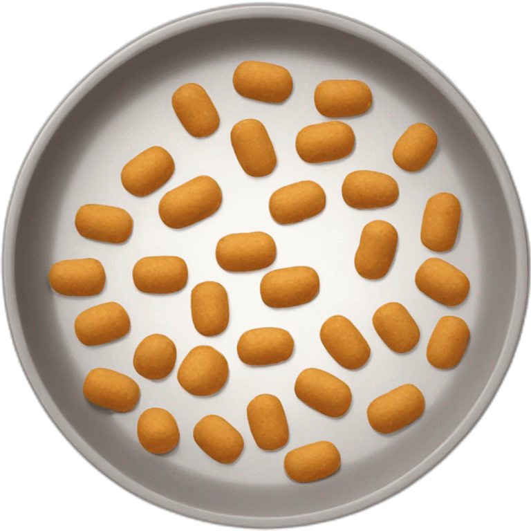 dog food in plate emoji