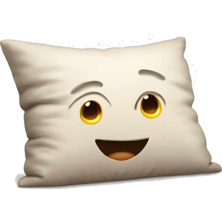 cartoon head buried in pillow emoji