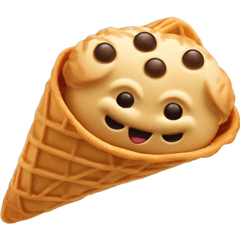 Taiyaki ice cream emoji