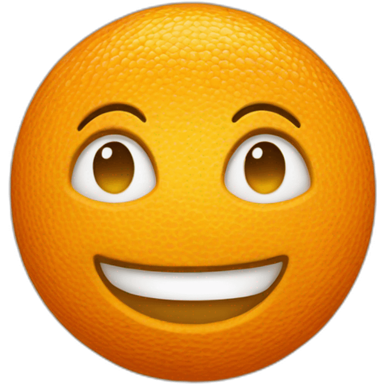 6 LETTER orange emoji