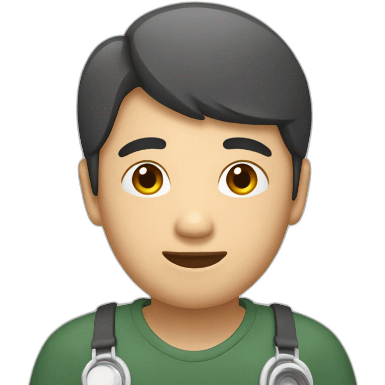 One asian manManual therapist emoji