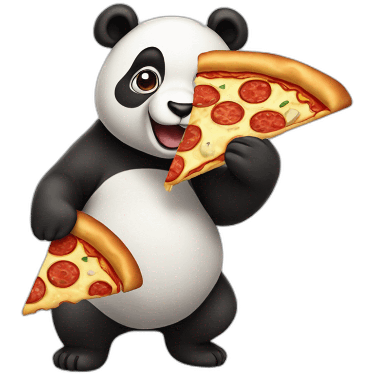 panda amasando pizza  emoji