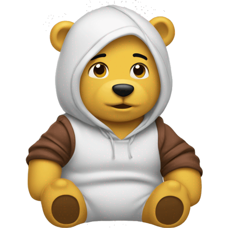 White multi-Pooh emoji