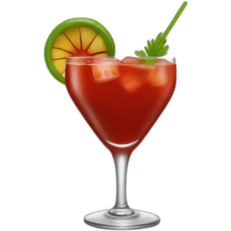 Bloodymary cocktail emoji