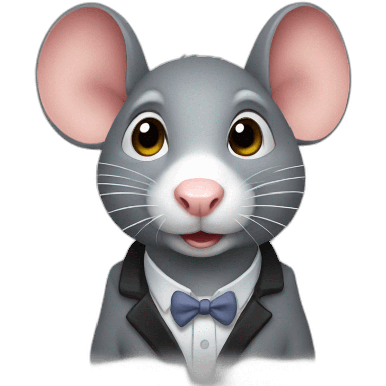 smart rat emoji