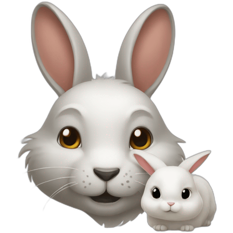 Rabbit and Poland emoji