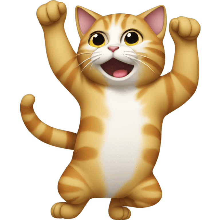 cat dabbing emoji