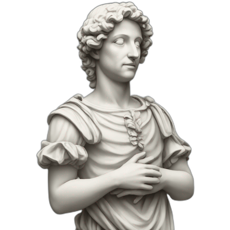 Renaissance statue emoji