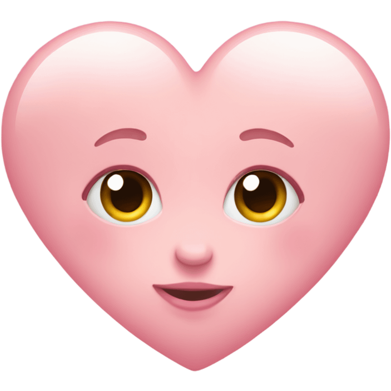 Baby pink heart emoji