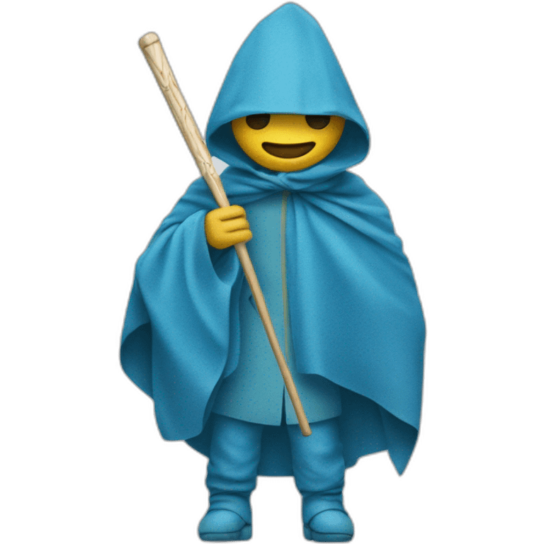 Crickter In Blue Cloth emoji