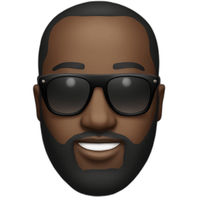 maitre gims with sunglasses emoji