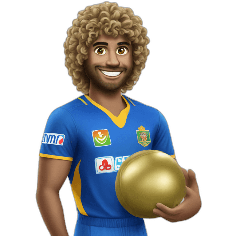 Lasith Malinga smiles emoji