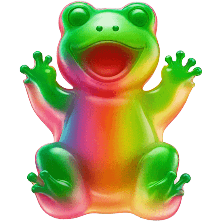 Gummy bear frog emoji