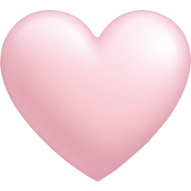 aesthetic light pink heart  emoji