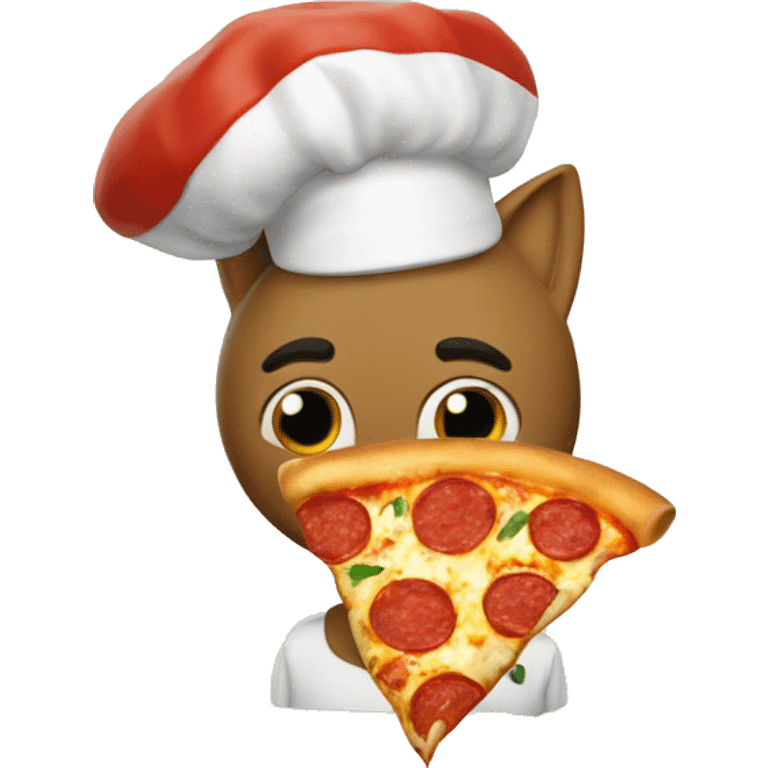 Gatto magia pizza emoji