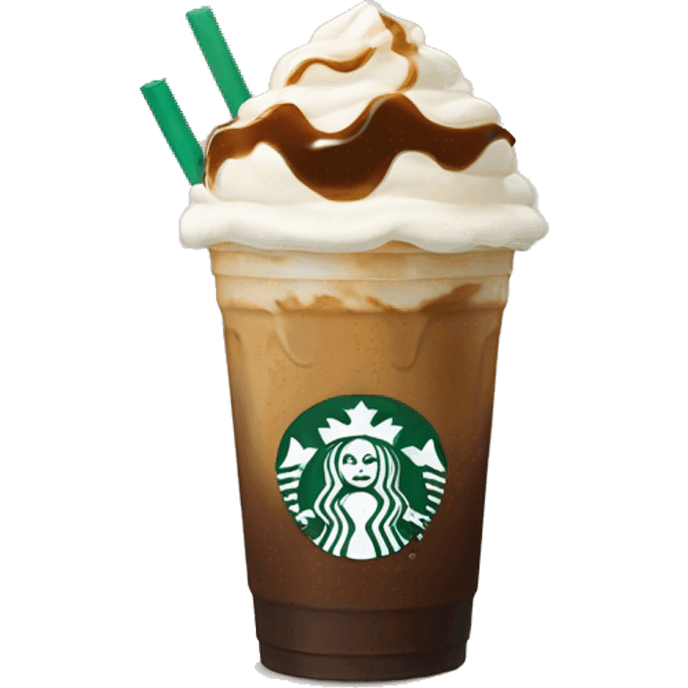 Starbucks iced coffee no whip cream emoji