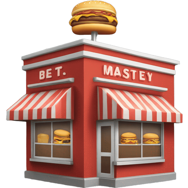 fastfood restaurant building emoji