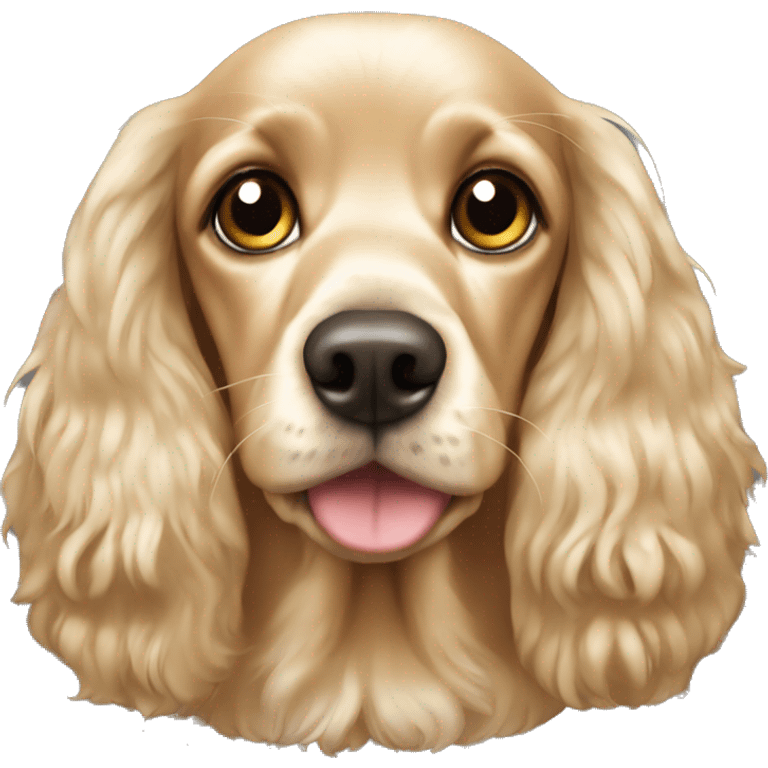 blonde cockerspaniel emoji