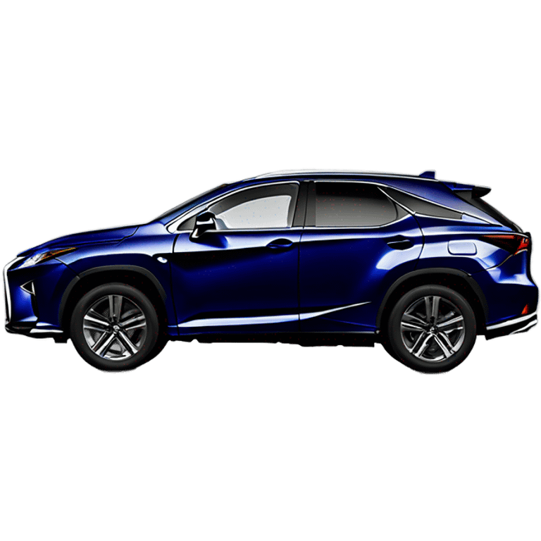 lexus rx 2019 dark blue one car emoji