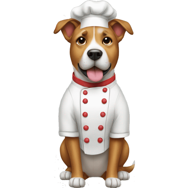 dog chef emoji