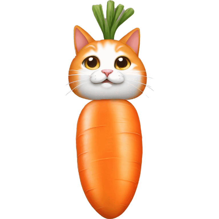 Carrot cat emoji