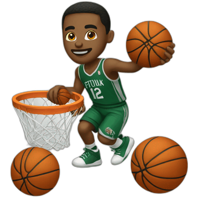 basket player emoji