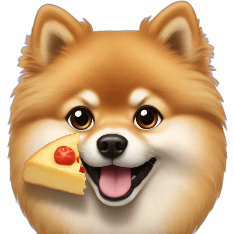 eating pomeranian emoji