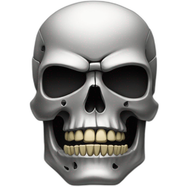 Terminator skull emoji