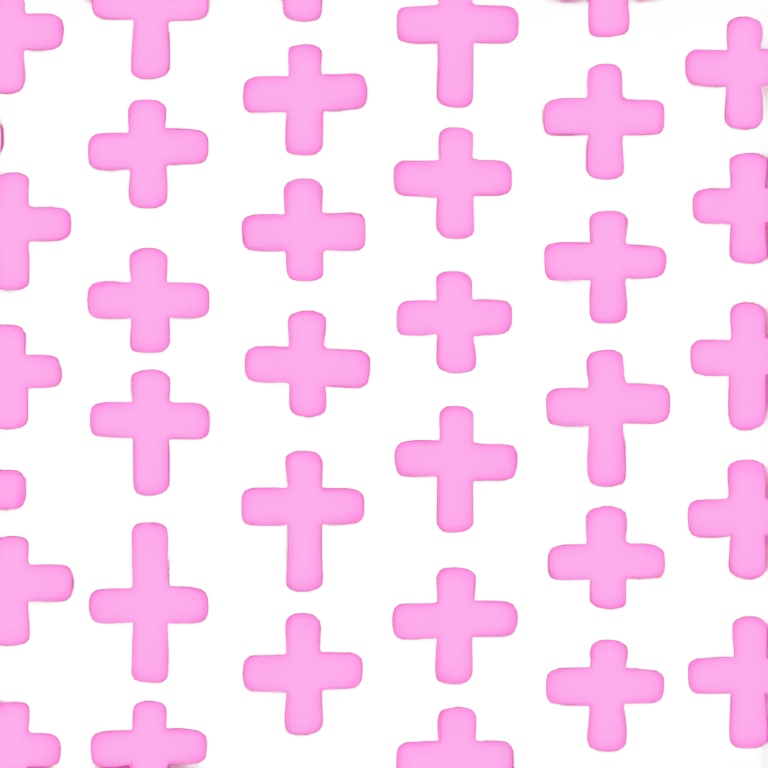 pink aesthetic cross emoji