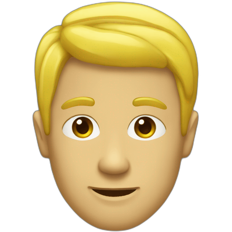 Homme banane emoji