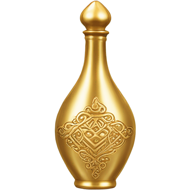 Gold genie bottle  emoji