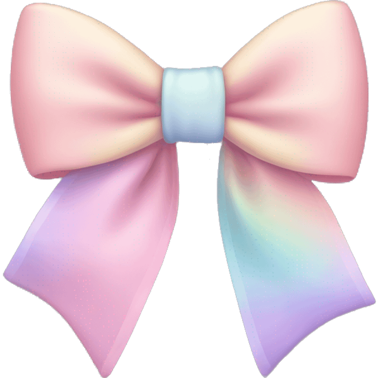 pastel bow emoji