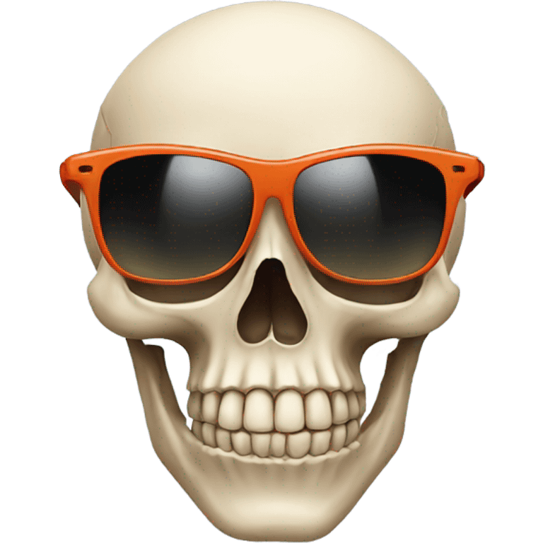 Skull with sunglasses emoji