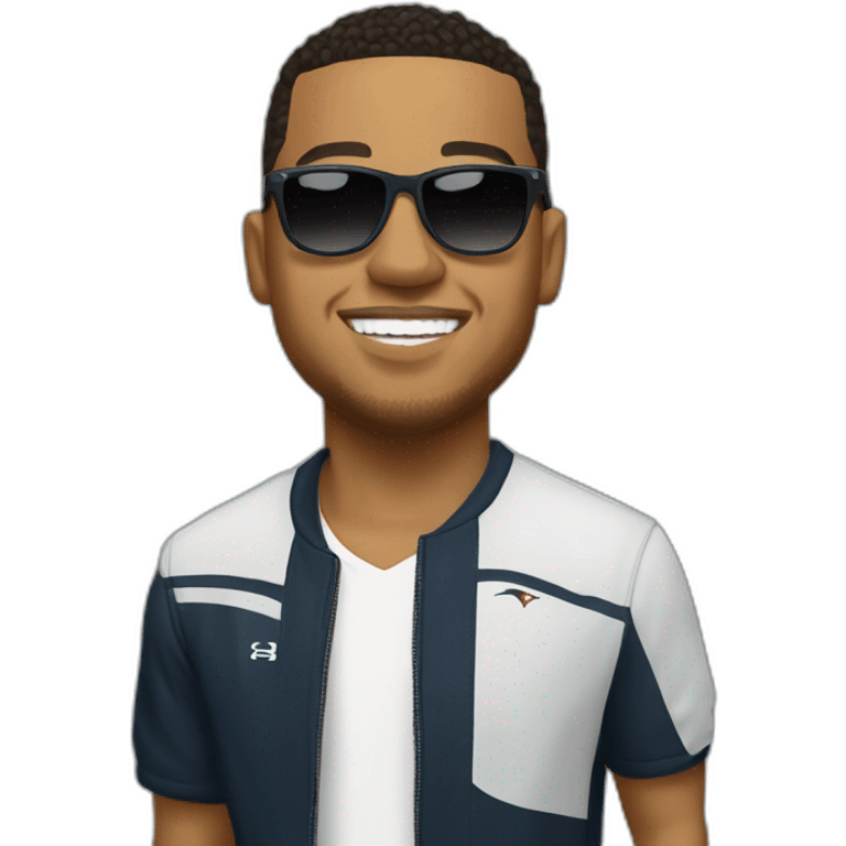 jalen brunson with sunglasses emoji