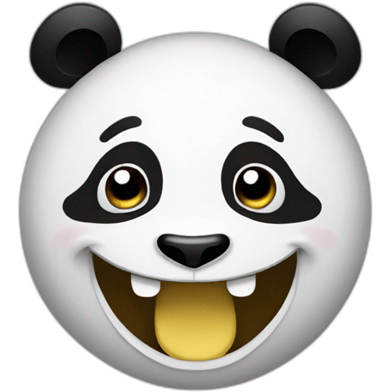 panda laughing emoji