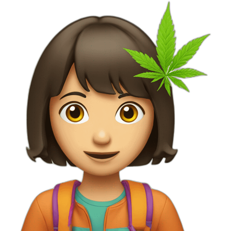 dora hemp vaping emoji