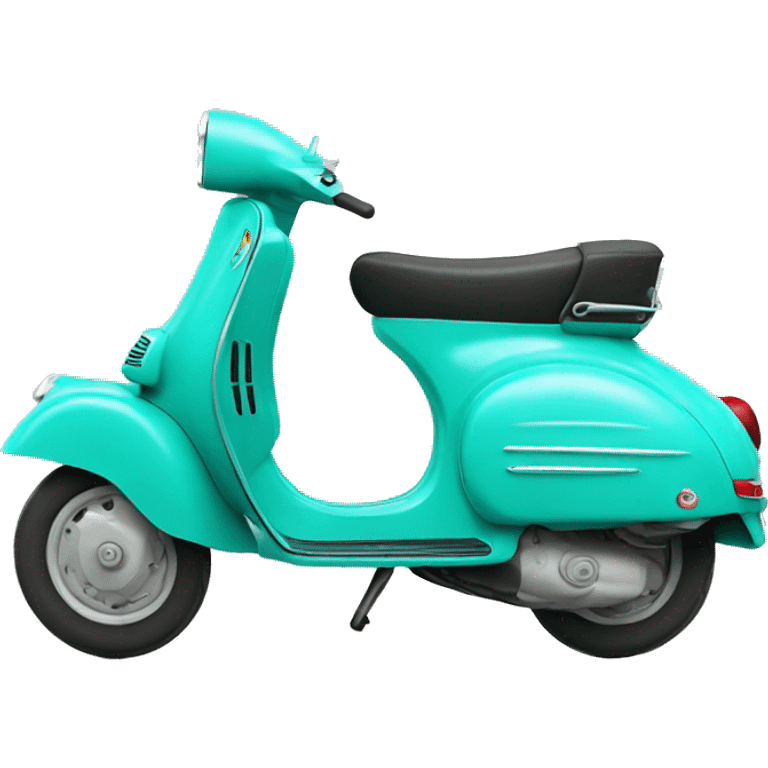 turquoise Vespa emoji