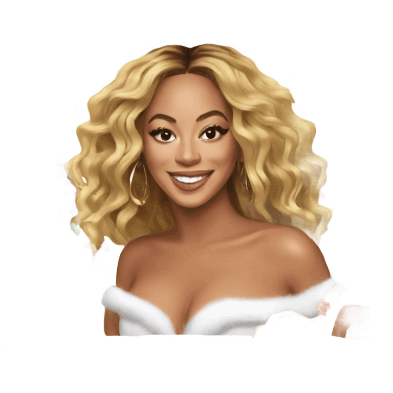 Beyoncé Christmas emoji