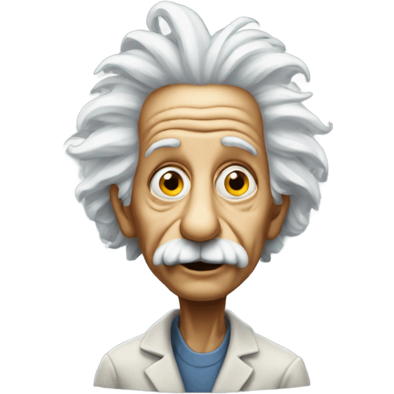 Einstein alien emoji