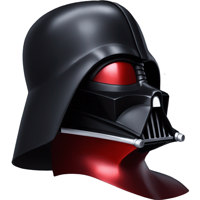 Darth Vader red helmet emoji