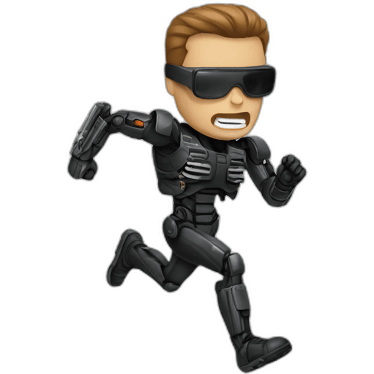 Terminator running emoji