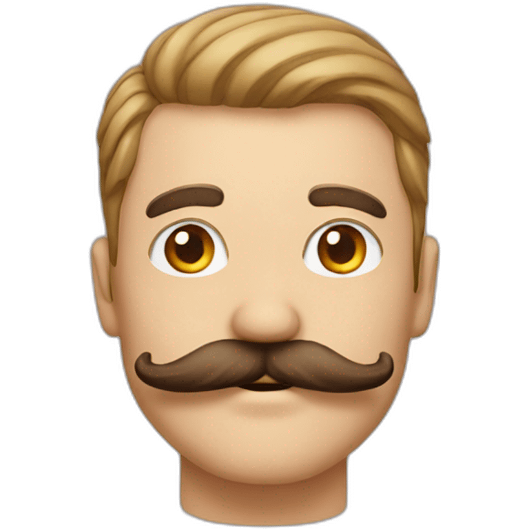 Mustache man emoji