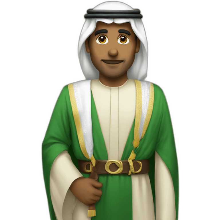 Kingdom of Saudi Arabia on Founding Day emoji