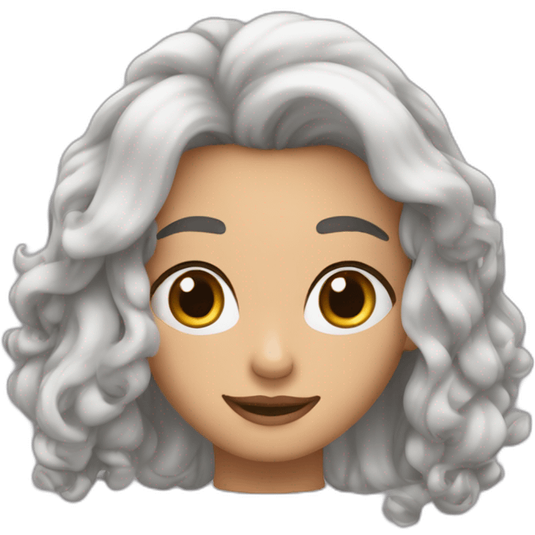 cheveux frisé arabe emoji