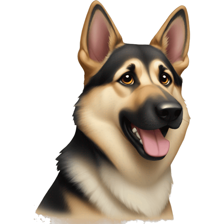 German shepherd husky mix emoji