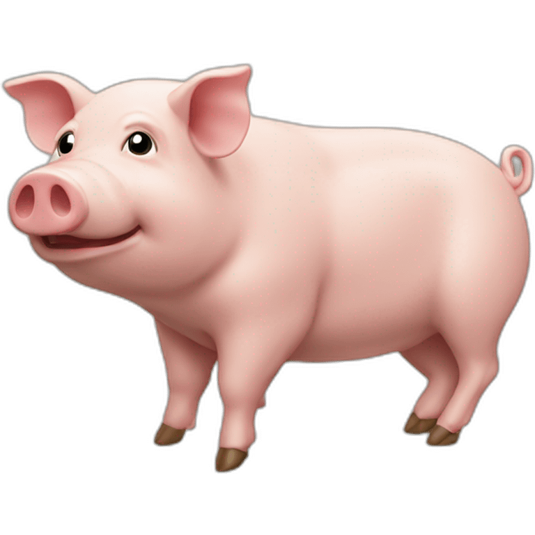 Cochon qui nage emoji