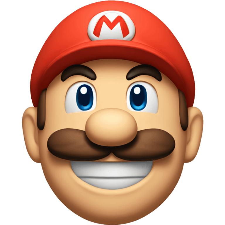 super mario face emoji