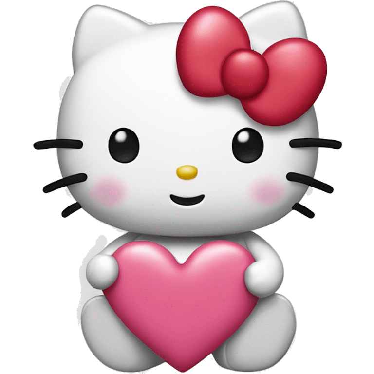 heart hello kitty emoji