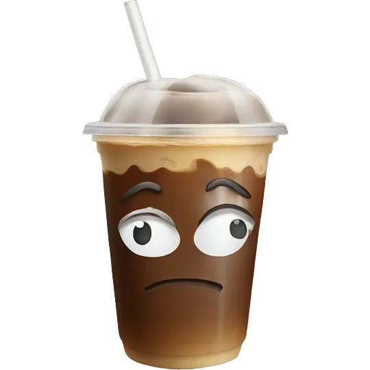 iced coffee emoji