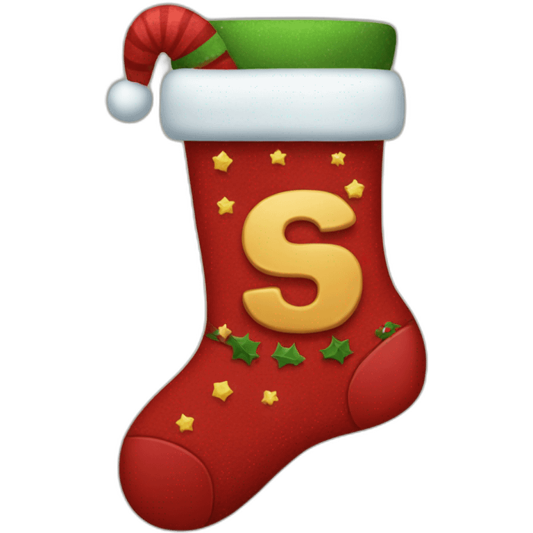 christmas sock emoji